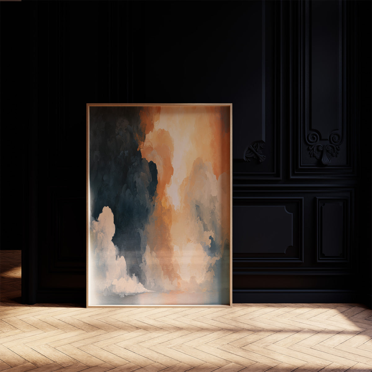Celestial Drama: Storm & Sunset