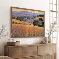 Golden Hills at Dusk