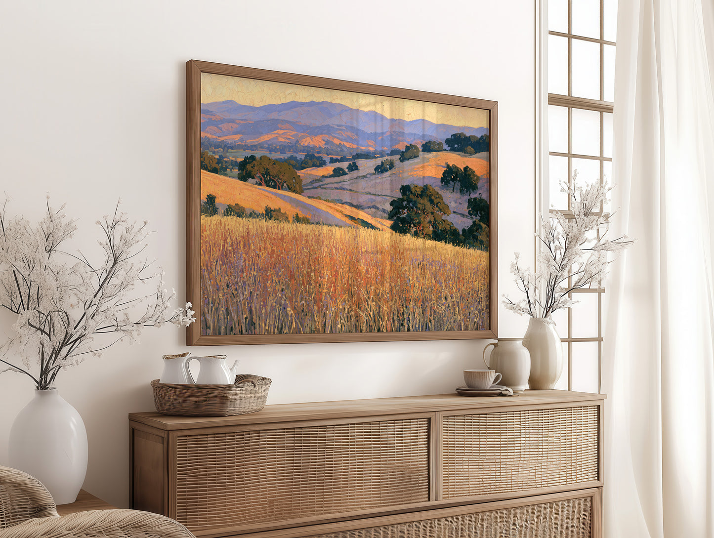 Golden Hills at Dusk