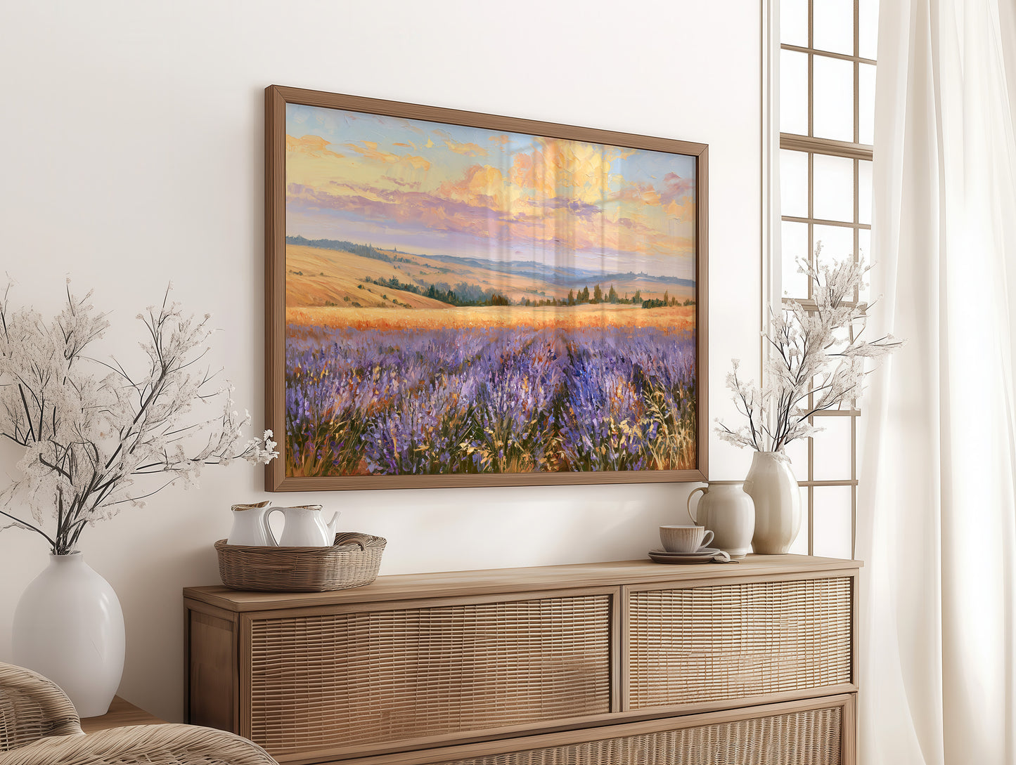 Lavender Fields, Golden Hour