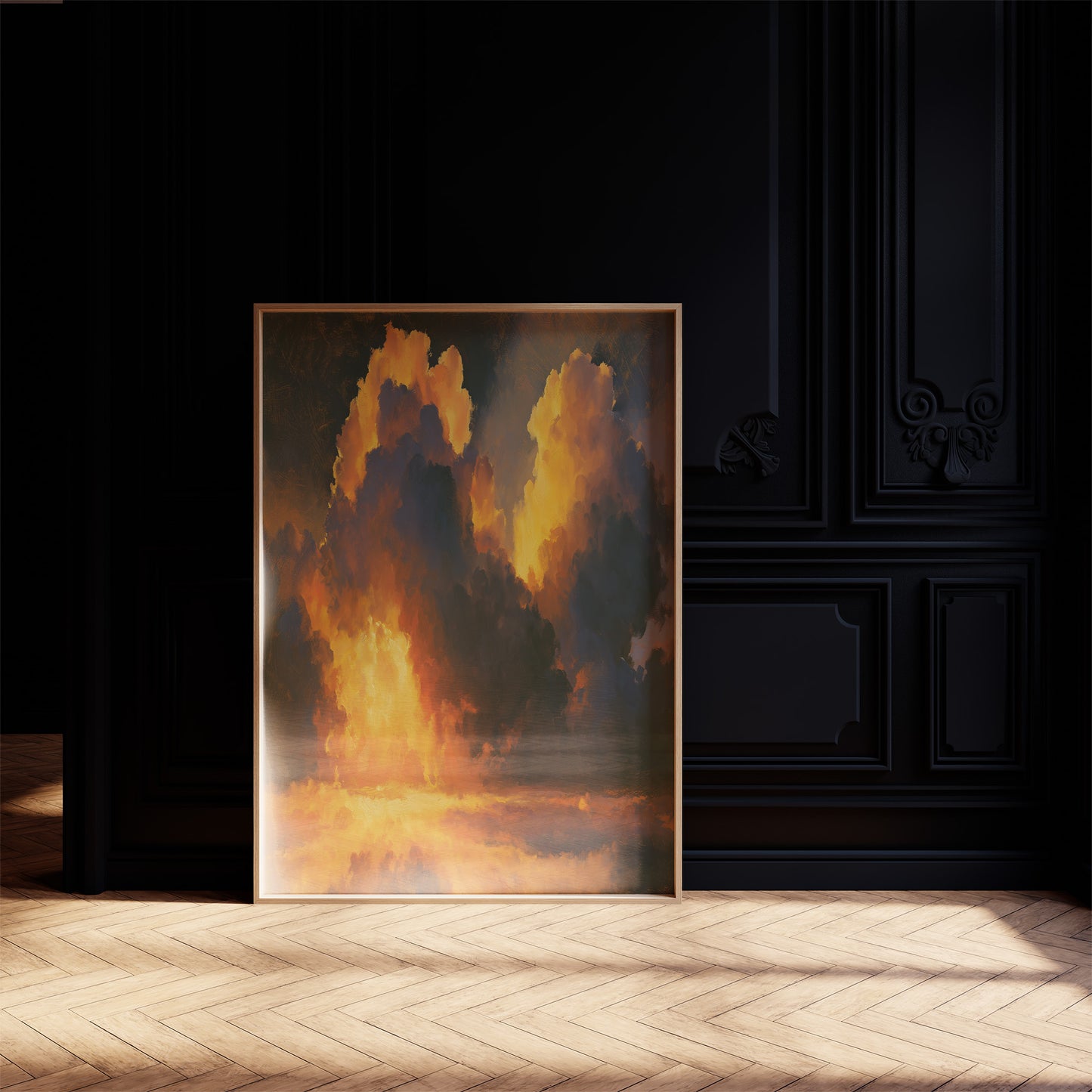 Sky Ablaze at Dusk