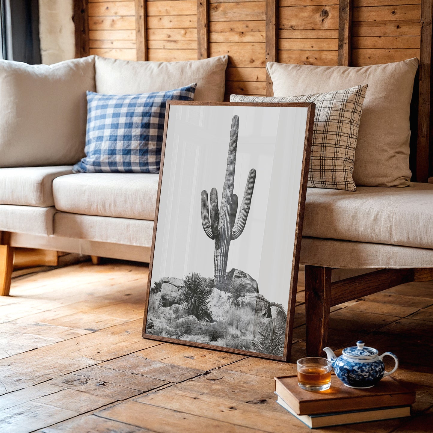 Lone Saguaro Standing Tall