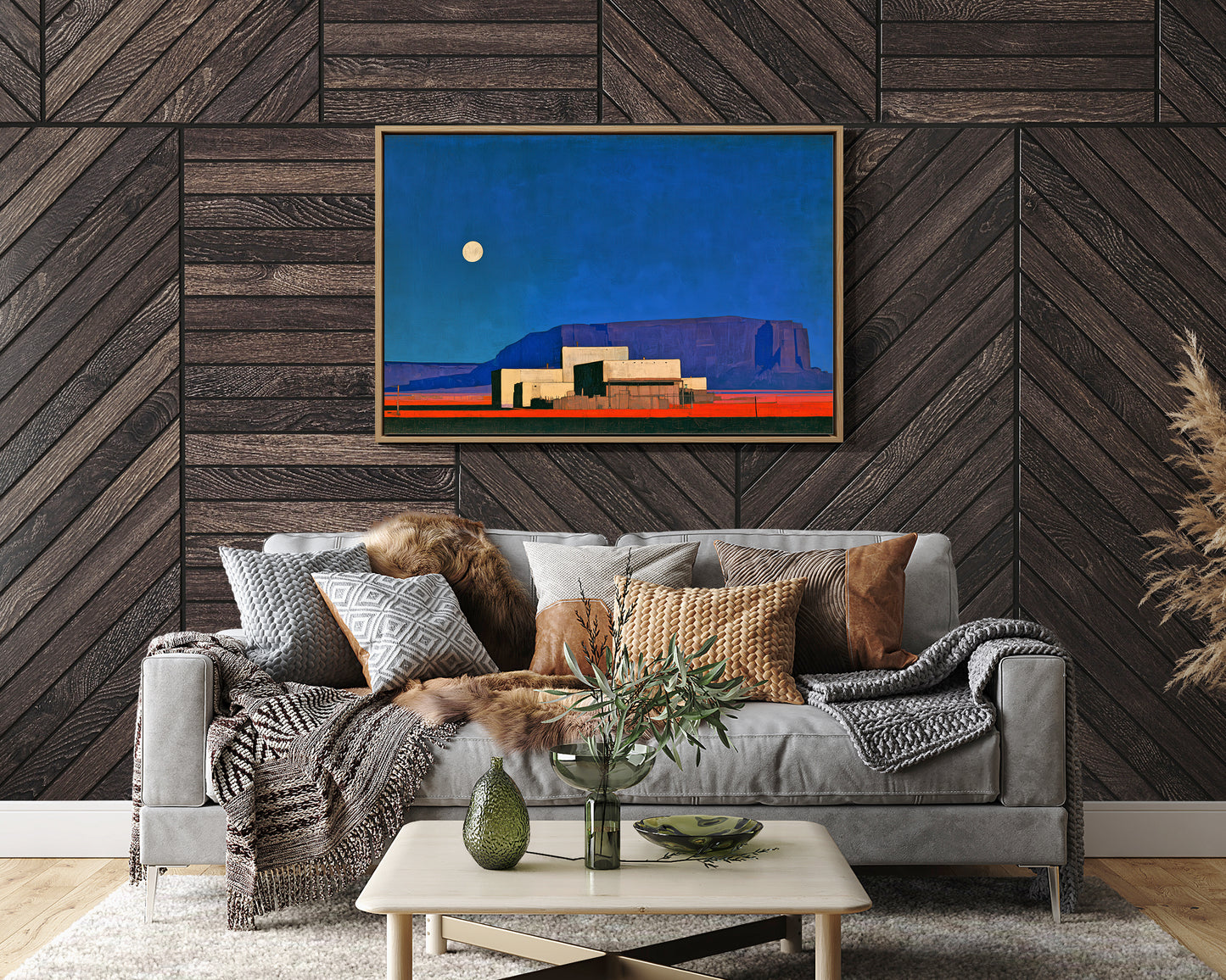 Moonrise Over The Pueblo