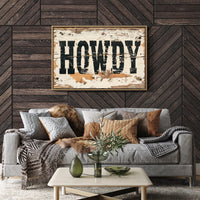 Howdy, Weathered Wood