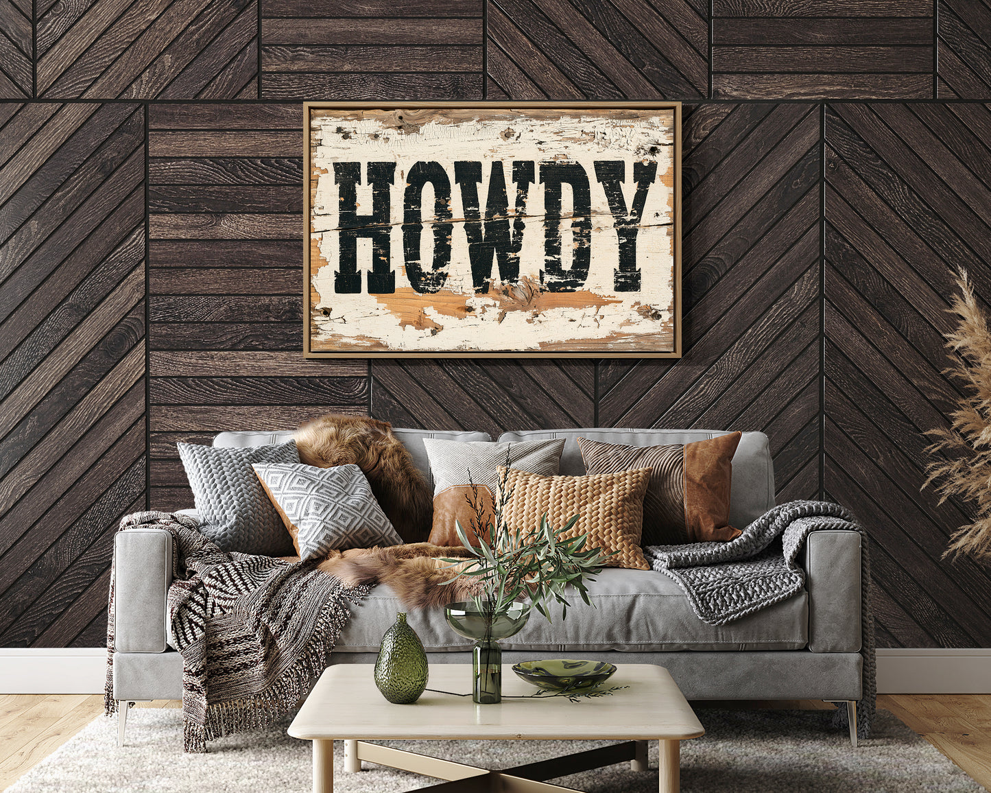 Howdy, Weathered Wood