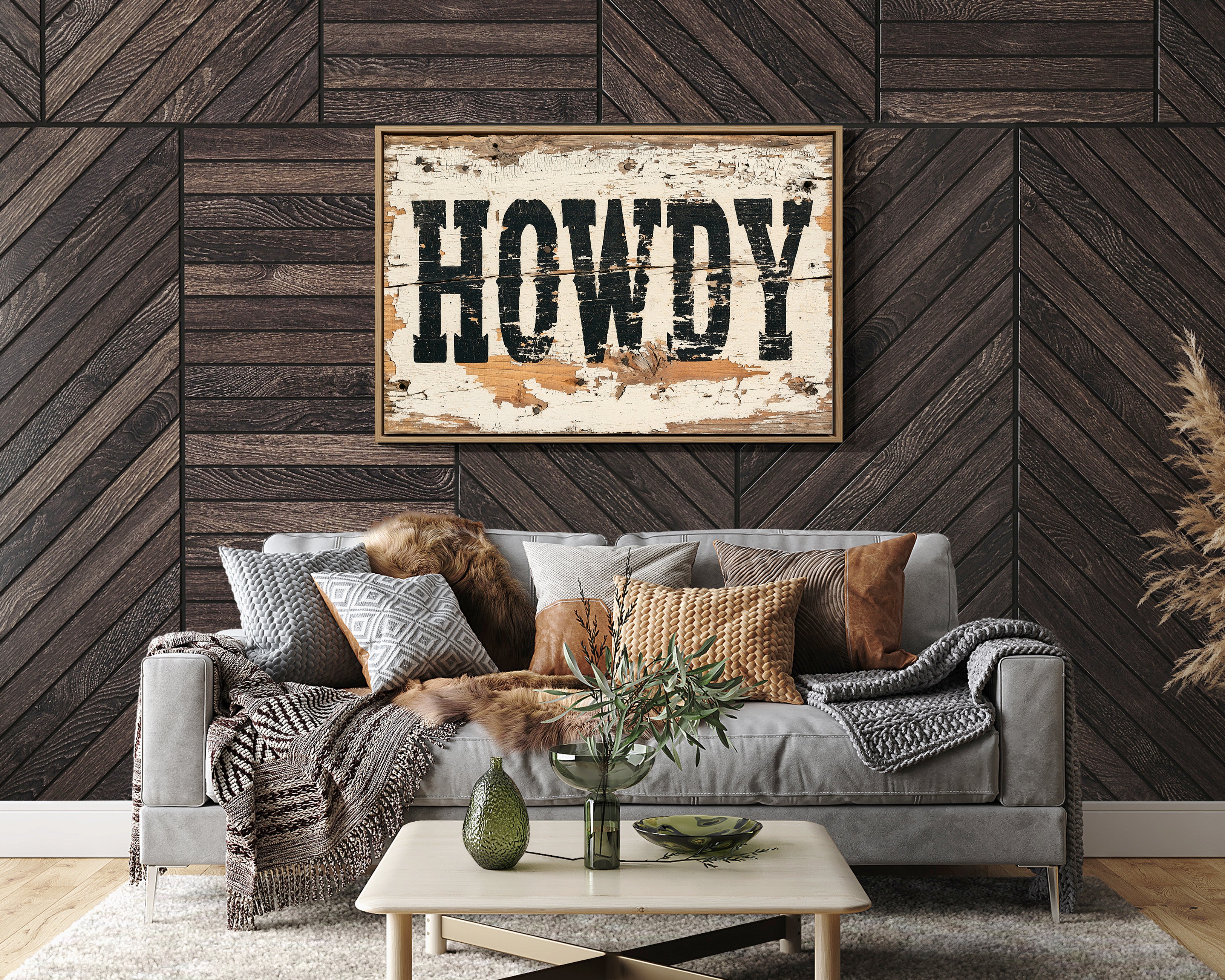 Howdy, Weathered Wood
