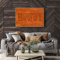 Howdy, Tooled In Leather