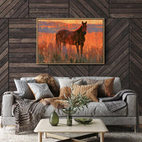 Horse Facing The Blaze