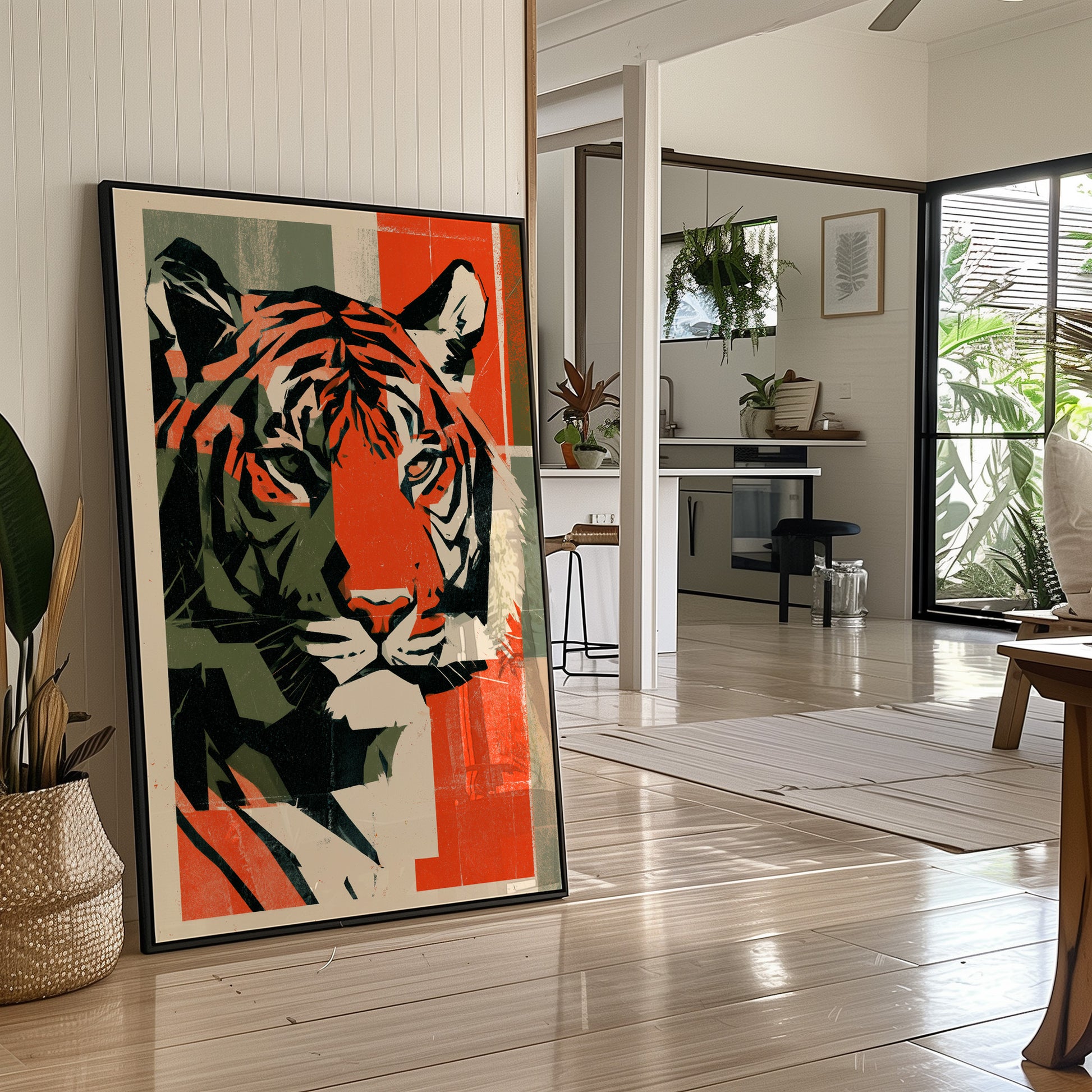 Tiger in Two Tones