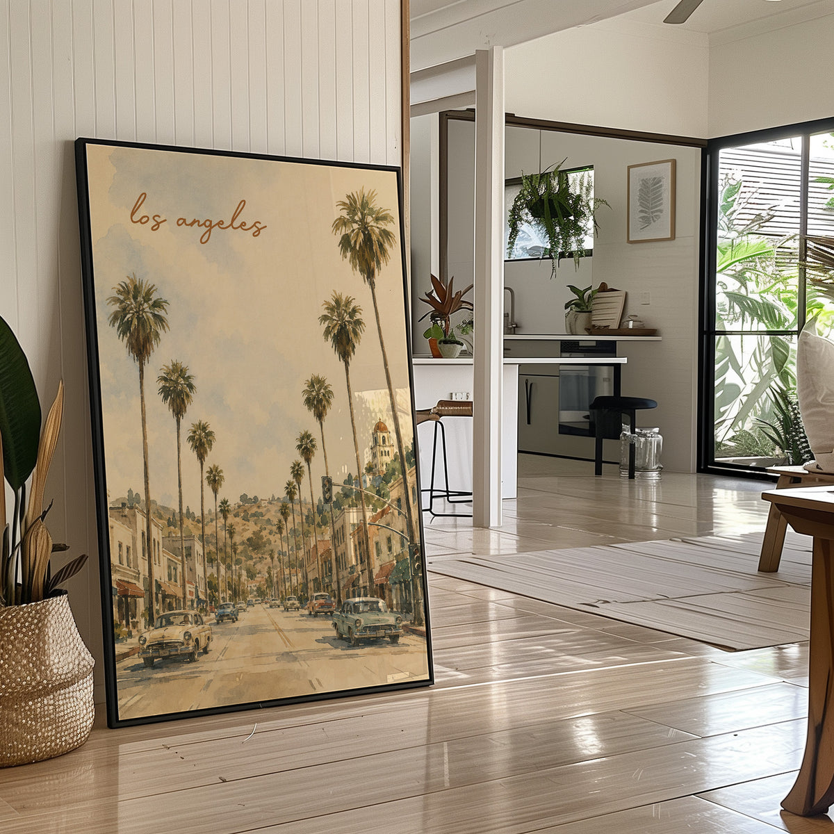 Los Angeles: Palm-Lined Retro Drive