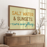 Salt Water Cures Everything (Sunset Hues)