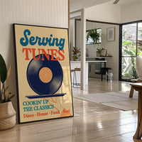 Serving Tunes: Vinyl on a Platter