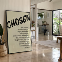 Chosen: Brushstroke Scripture Art