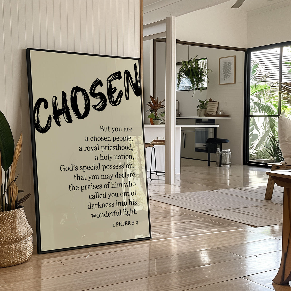 Chosen: Brushstroke Scripture Art