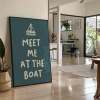 Meet Me at the Boat, Sailboat Icon