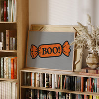 Boo Wrapped Candy Illustration
