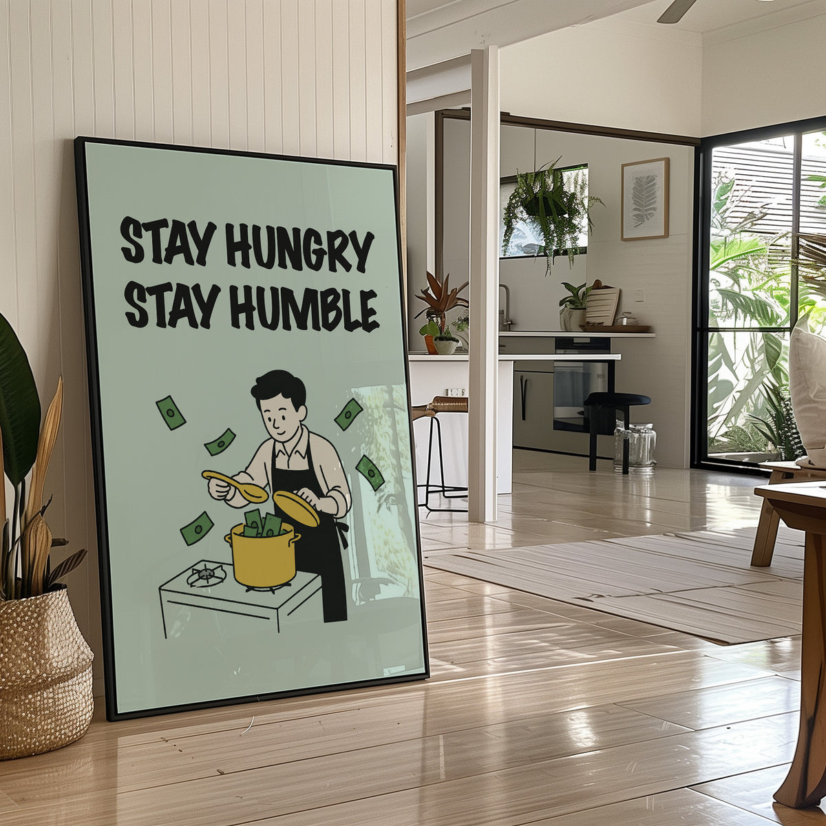 Stay Hungry Stay Humble Hustle Art