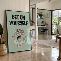 Bet on Yourself Poker Chip Art