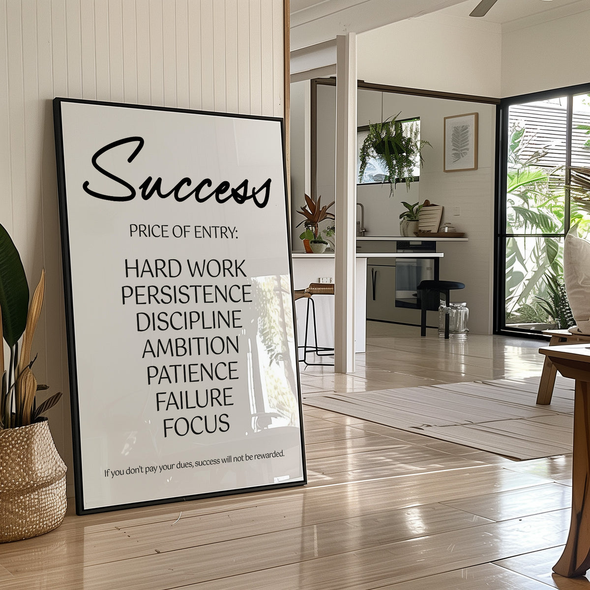Success: Elegant Script Price of Entry