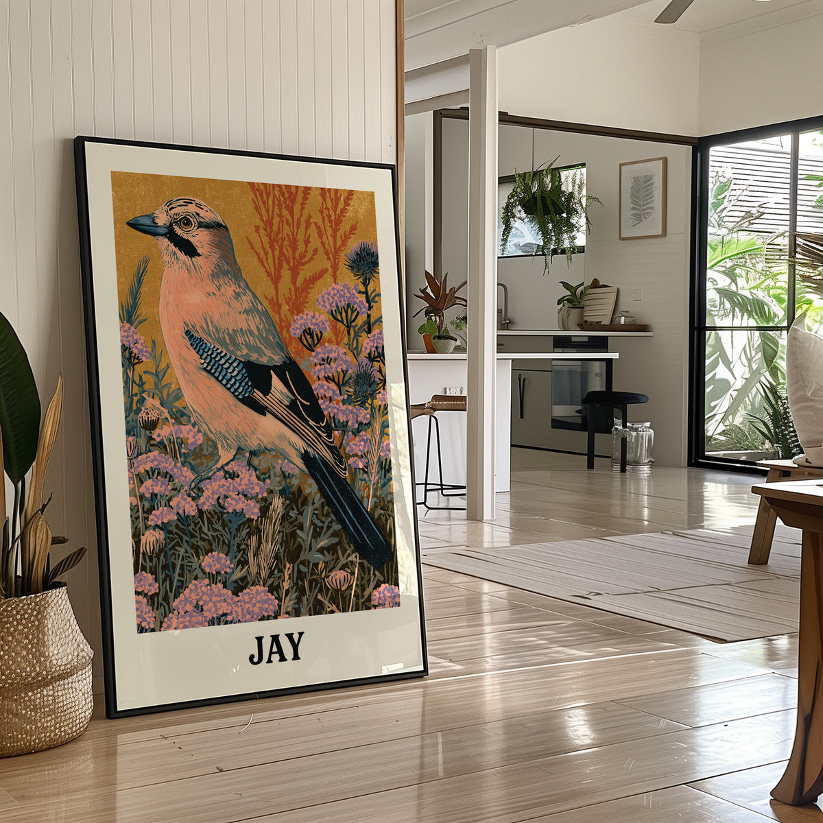 Jay Among the Wildflowers