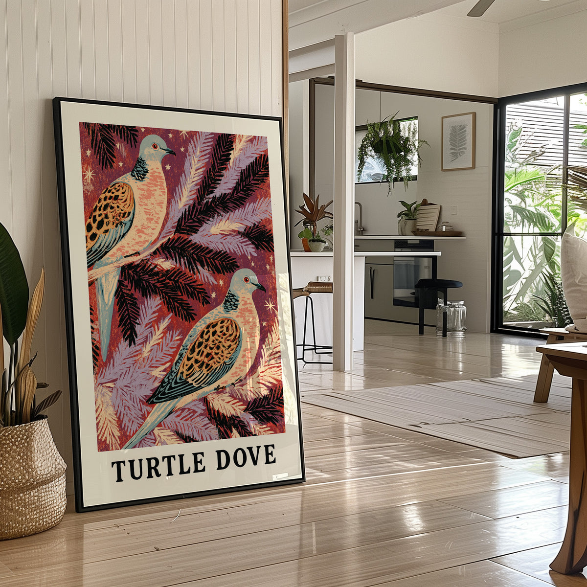 Two Turtle Doves in Pine