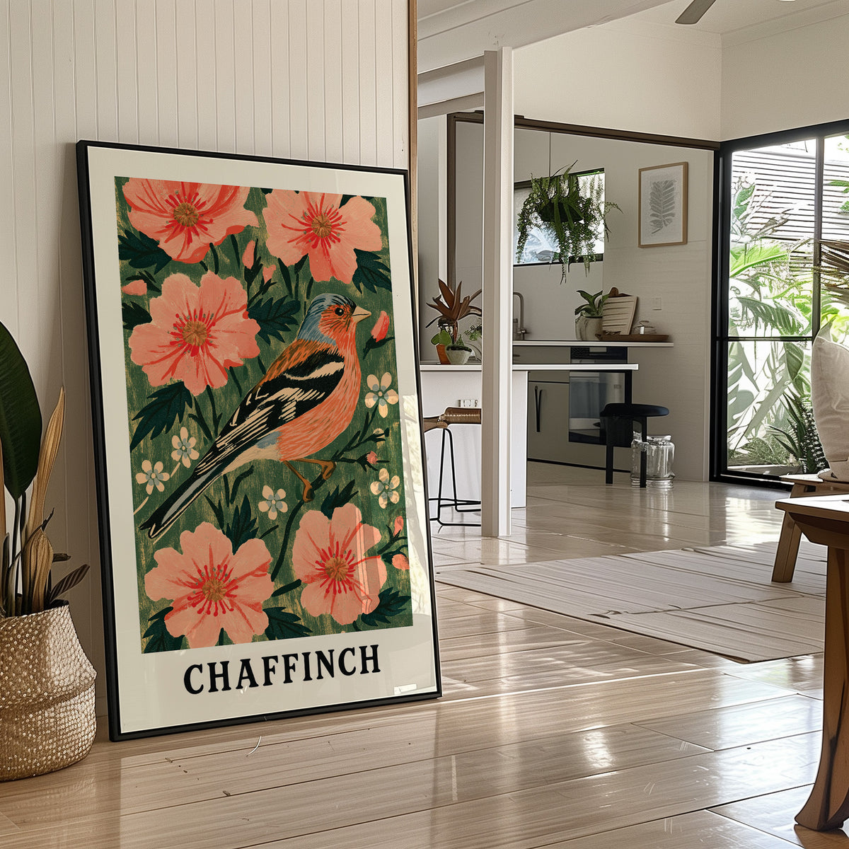 Chaffinch Among Wild Roses
