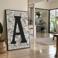 Botanical Letter A Monogram