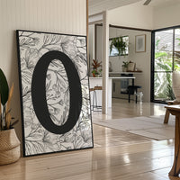 Botanical Letter O Monogram