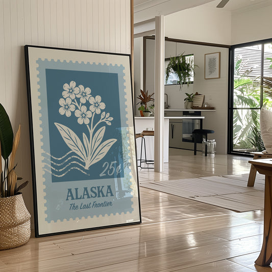 Alaska Forget-Me-Not Postage Stamp