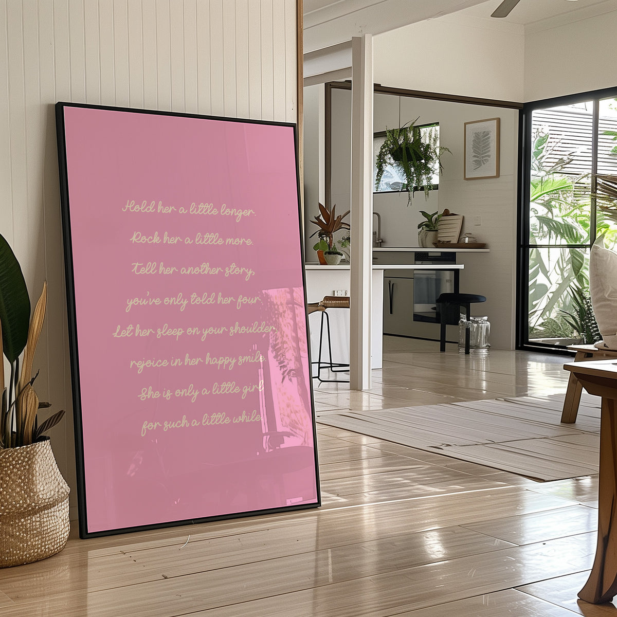 Bubblegum Lullaby in Cream Cursive