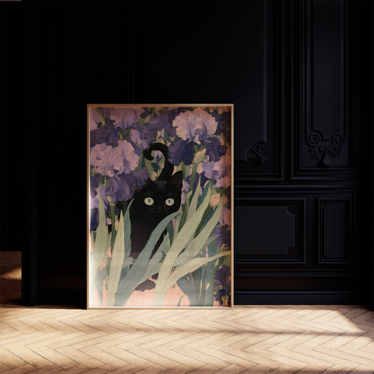 Hide and Seek Among the Irises