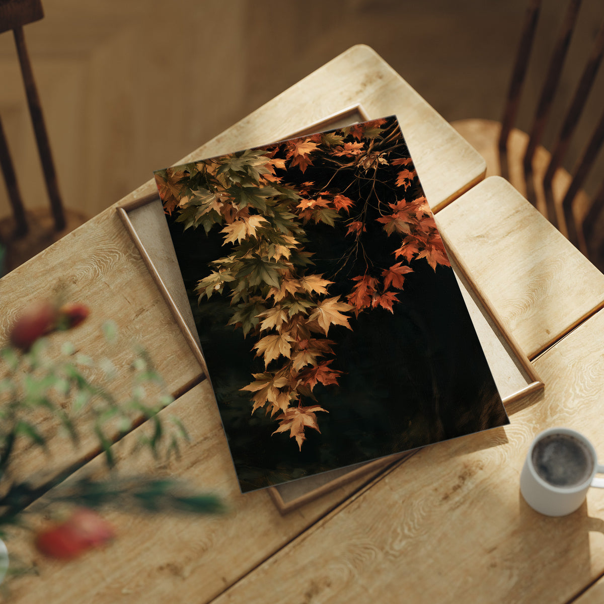Fall Foliage, Hanging On For Dear Life