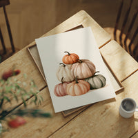 Pastel Pyramid Scheme, print laid on a wooden table beside a white mug and flowers
