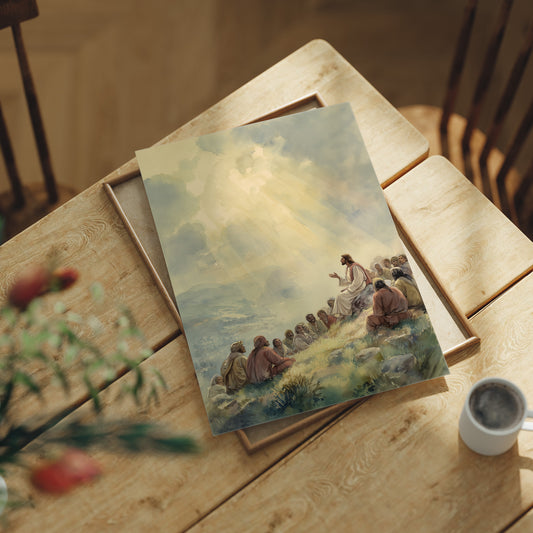 Sunlit Gathering On Hillside Heights