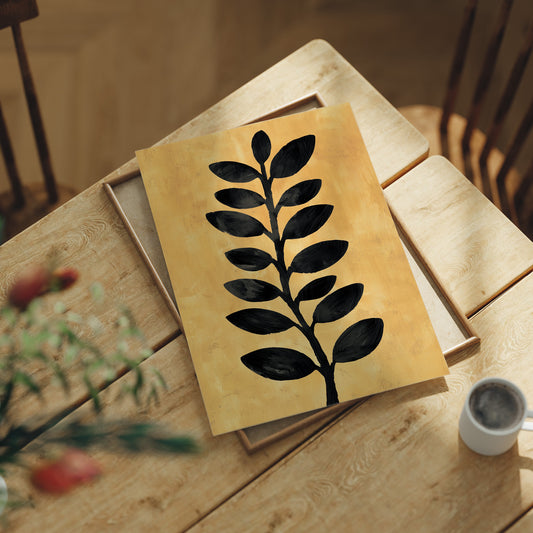 Golden Stem in Shadow