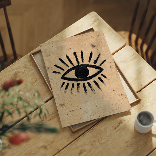 Watchful Sun in Ink