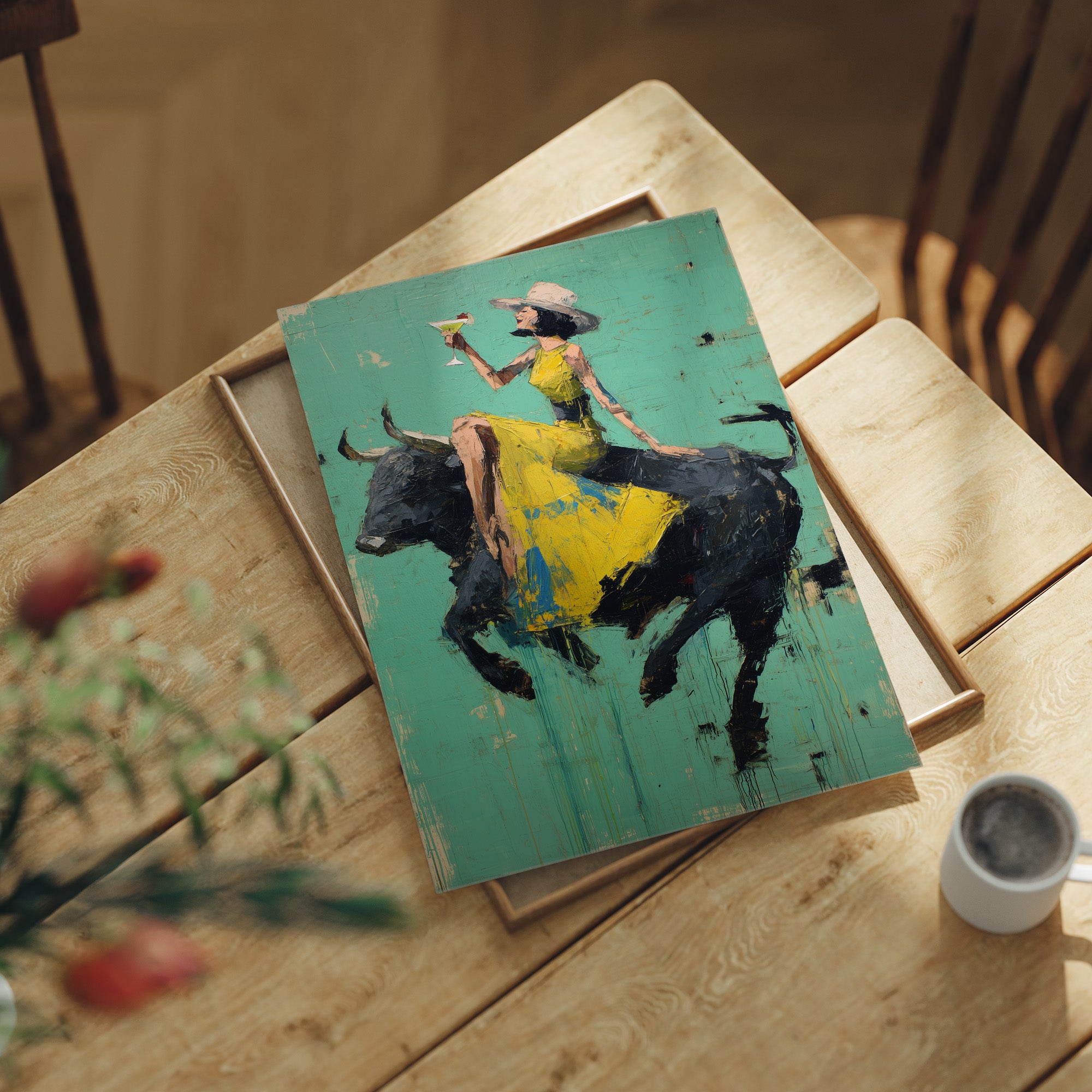 Champagne Ride in Turquoise