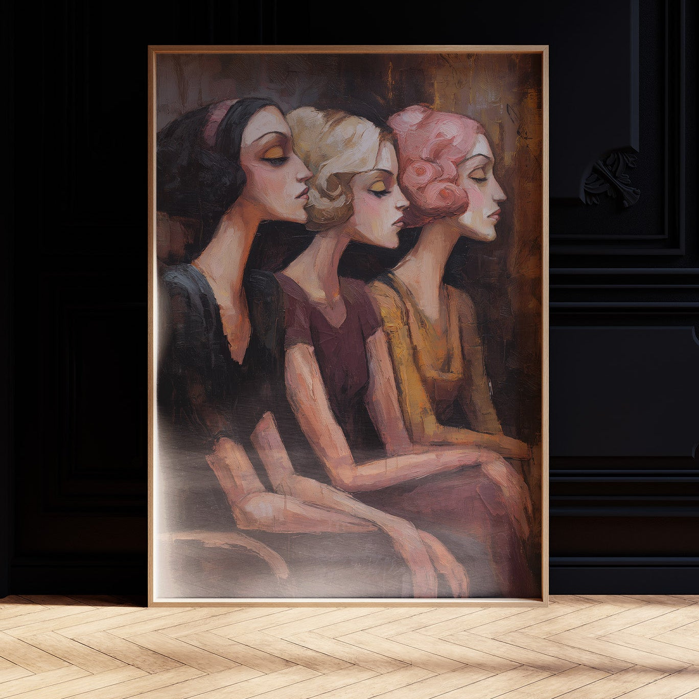 Three in Velvet Silence