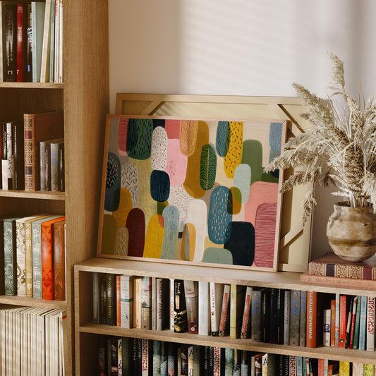 Layered Forms in Warm Light