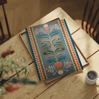 Folk Bloom in Summer Blue