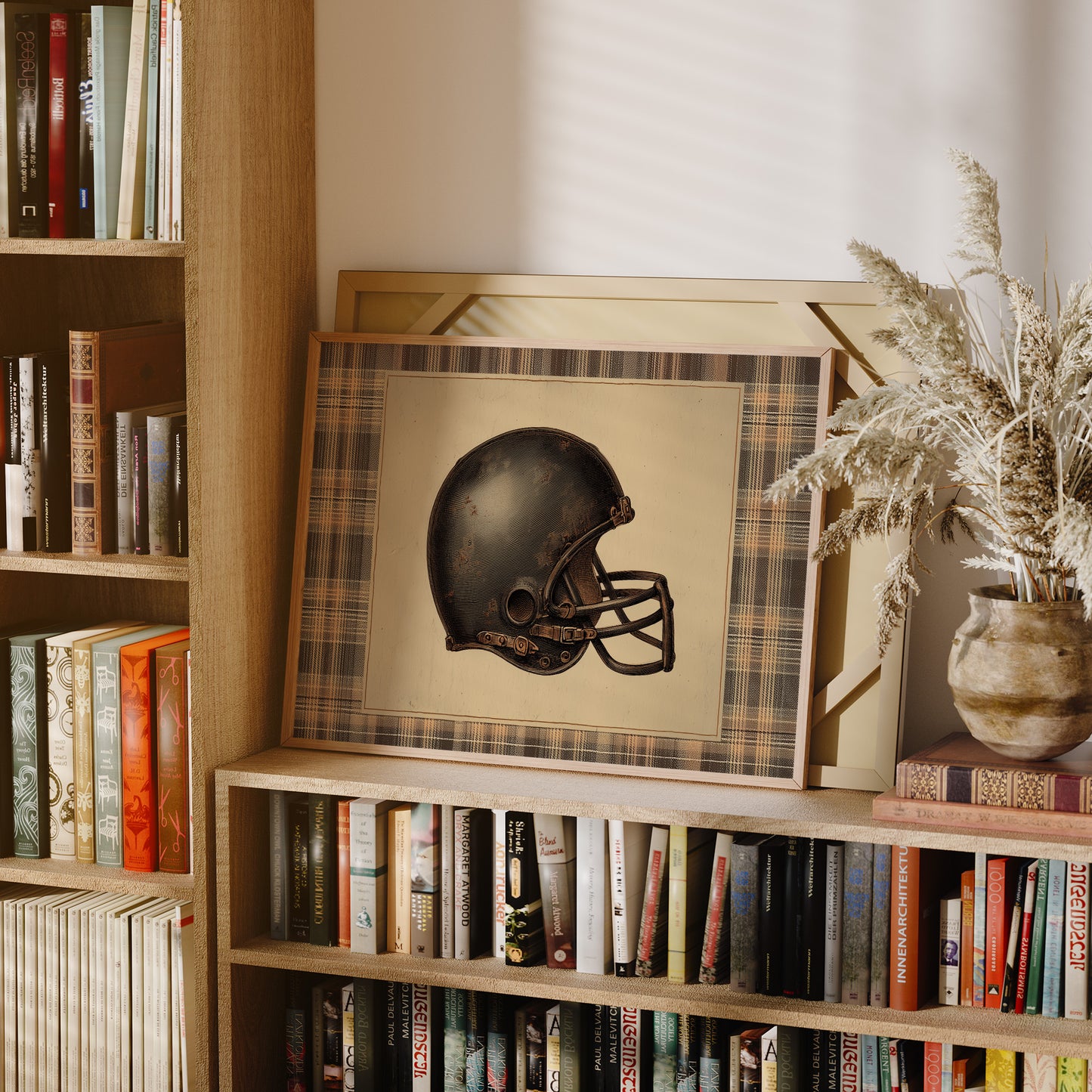 Vintage Gridiron Helmet Study