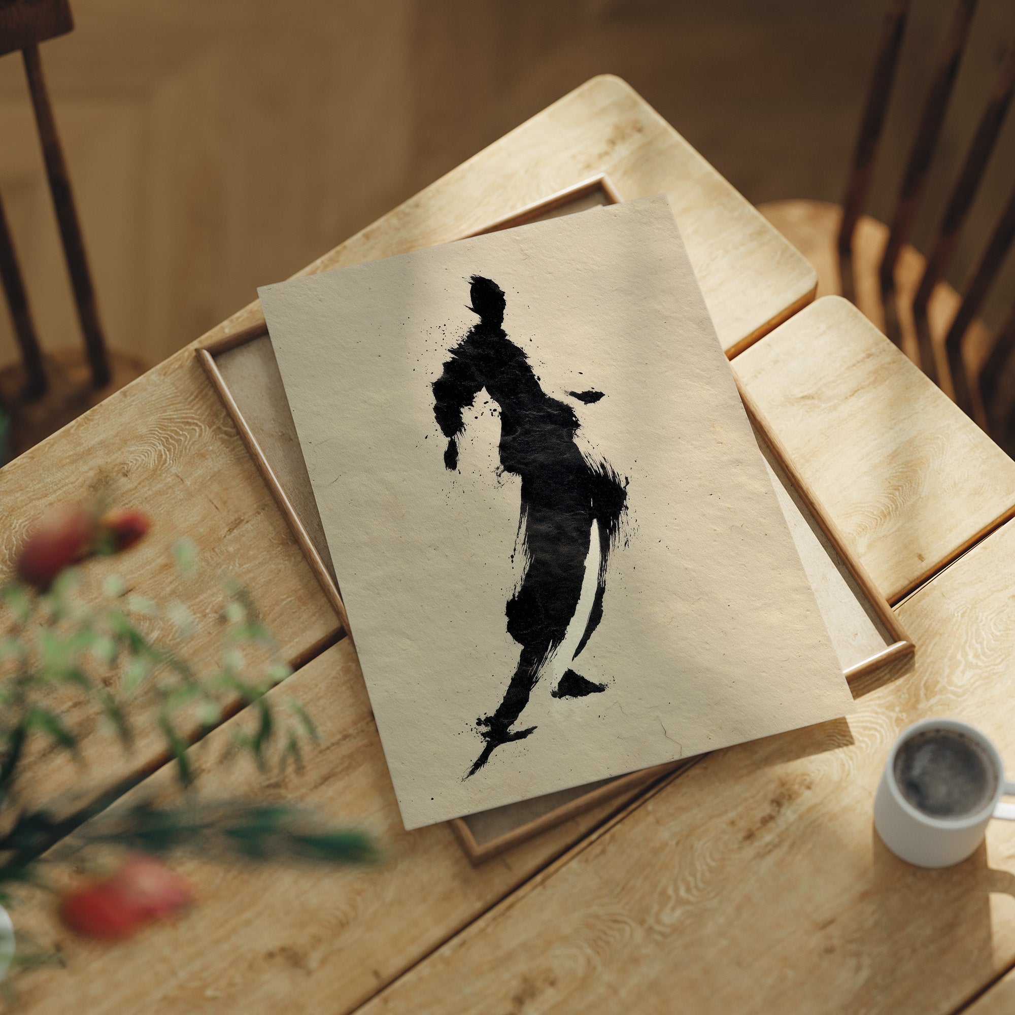 Running Through Ink and Air