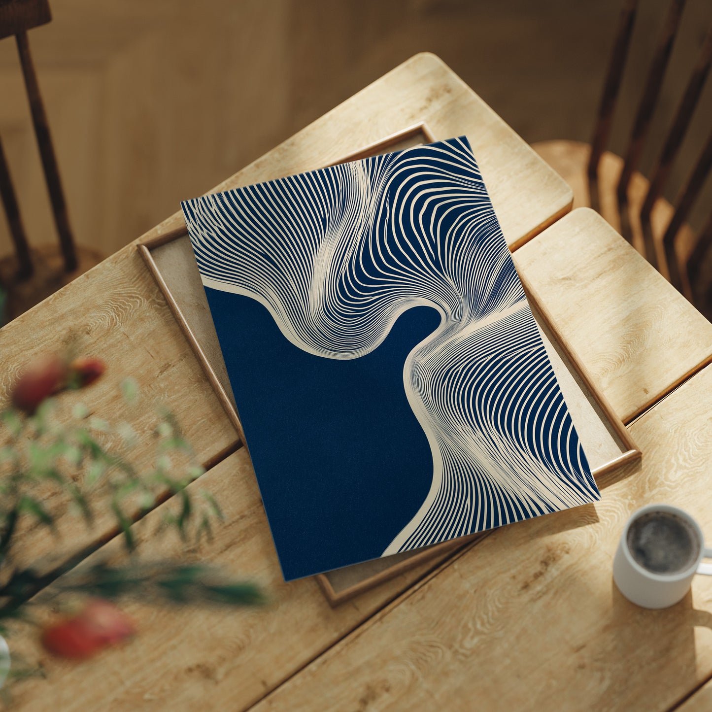 Currents Beneath Indigo Silence