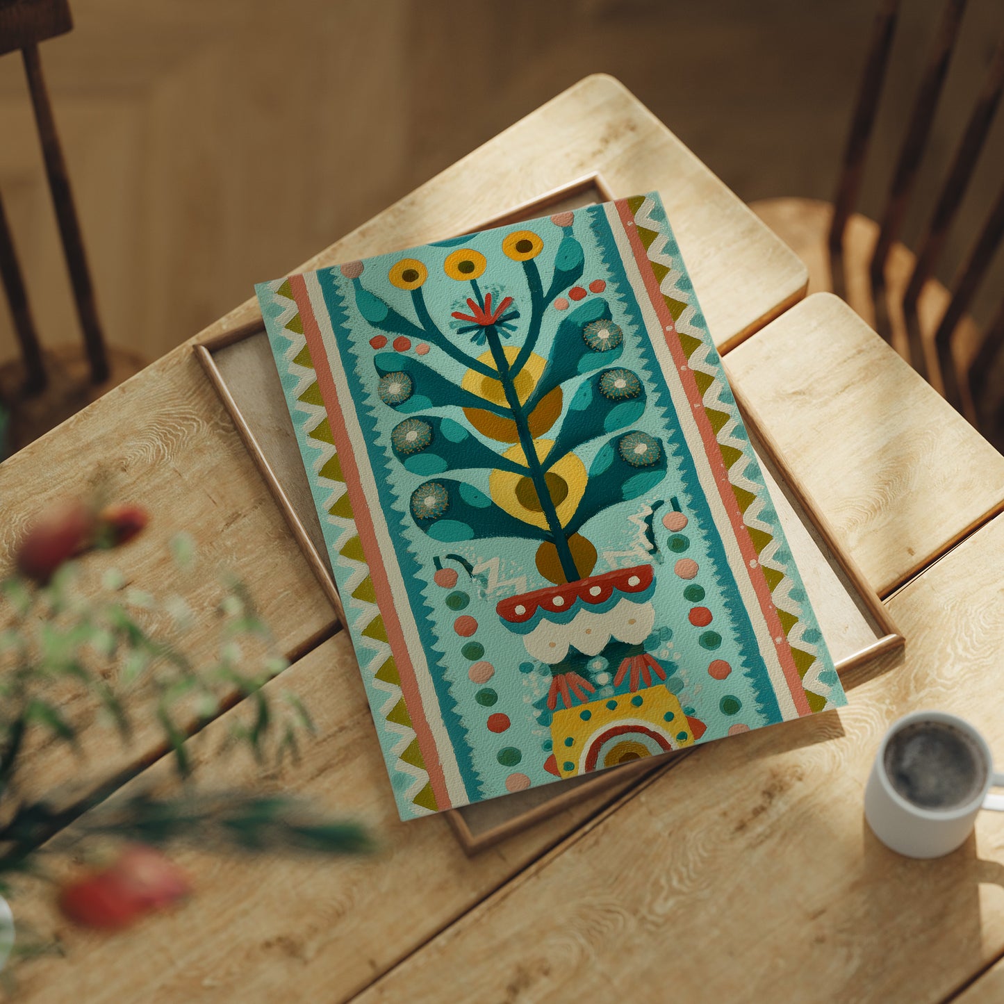 Bloom in Turquoise Light