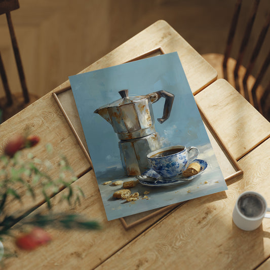 Morning Brew in Blue