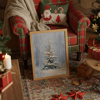 Golden Lights in Winter Silence