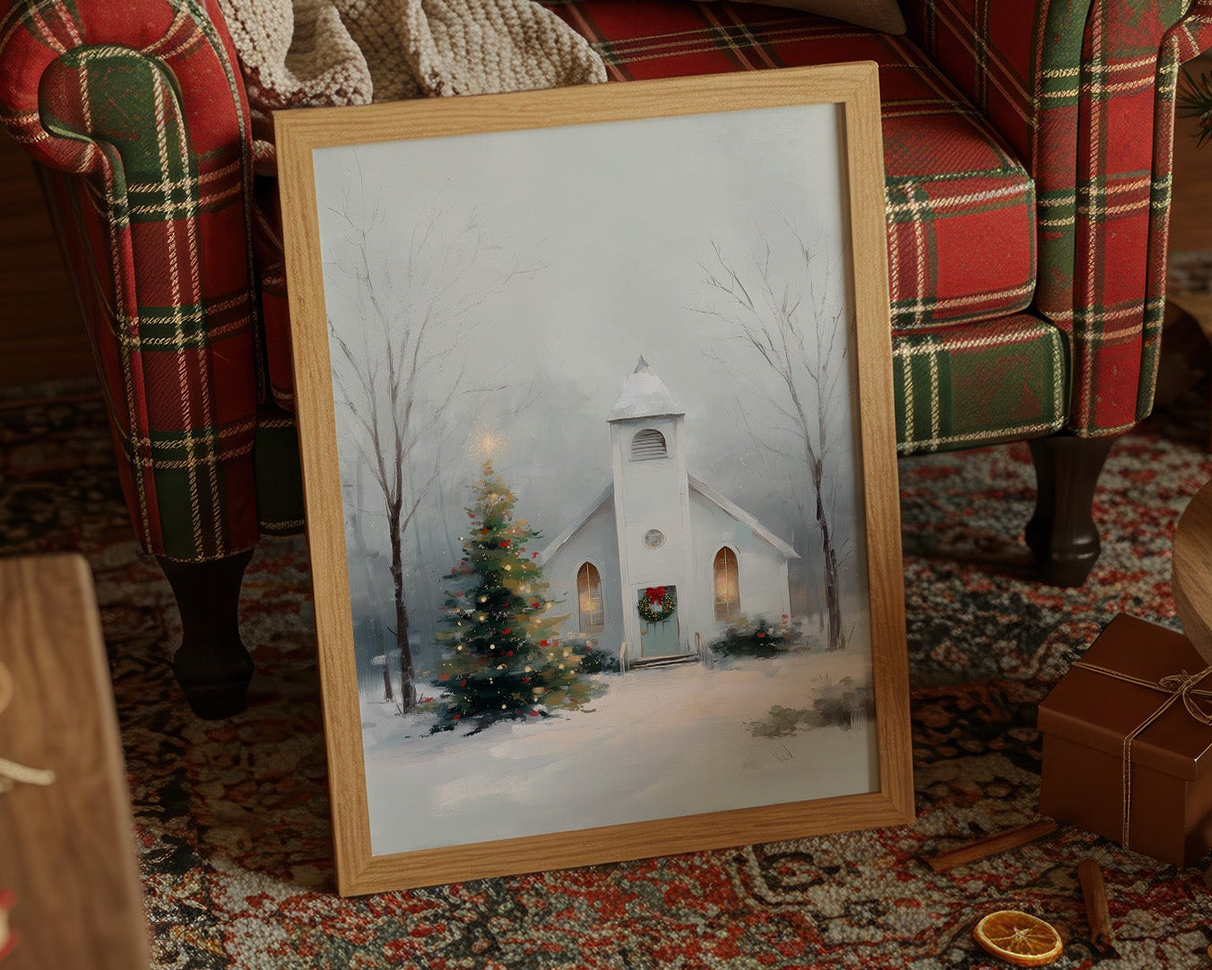 Quiet Chapel at Christmas