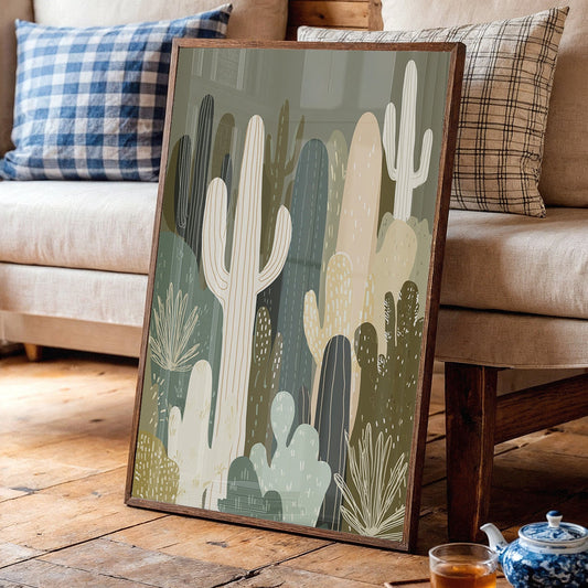 Desert Forms in Soft Sage