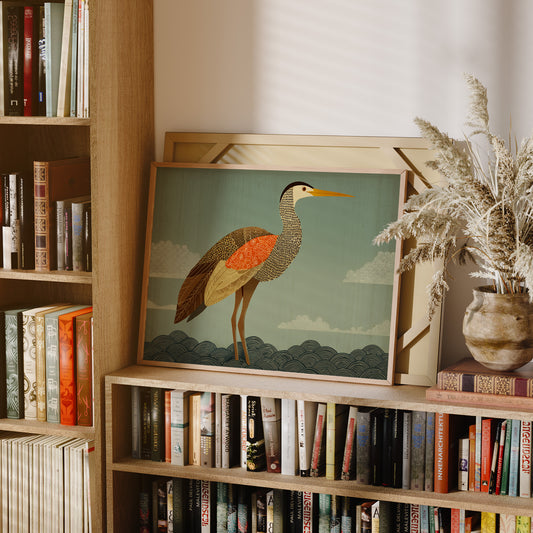 Stillness of the Painted Heron