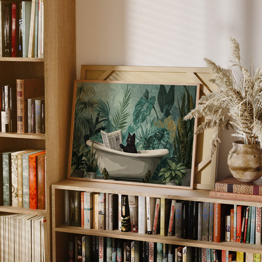 Morning News in the Jungle Bath